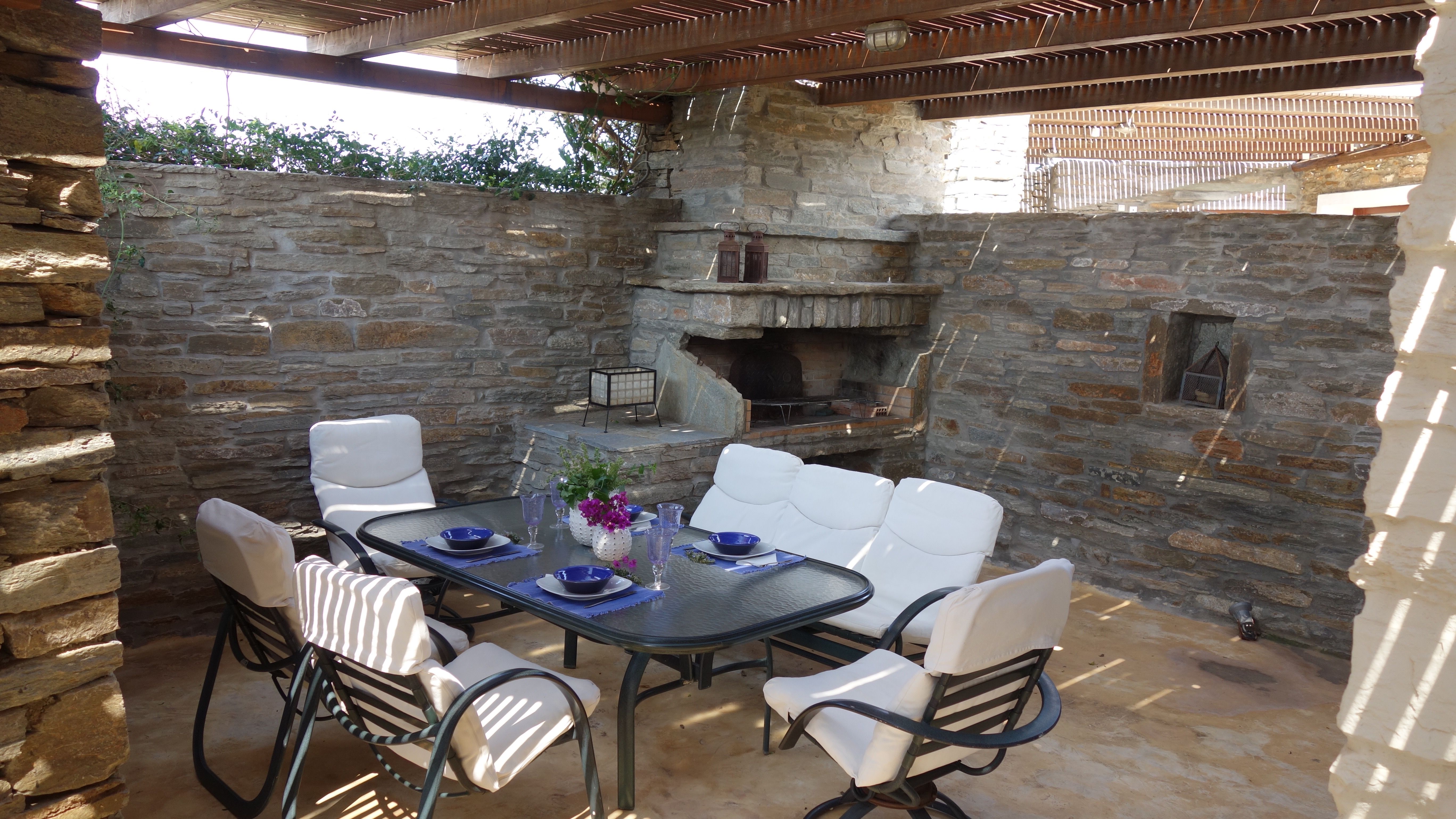 Courtyard with BBQ area